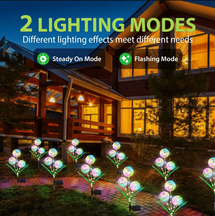 ❤️Handmade Outdoor Solar Dandelion Lamp